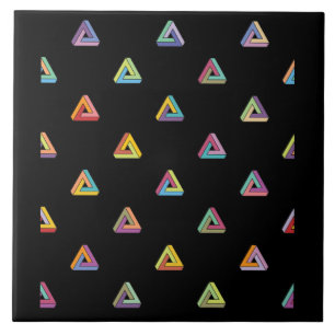 Azulejo De Cerâmica Teste padrão ostentoso de Penrose