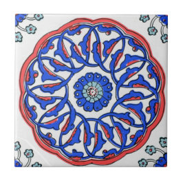 Azulejo De Cerâmica Teste padrão turco da mandala