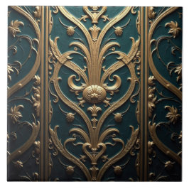 Azulejo De Cerâmica Teto e Dourada tapeçaria