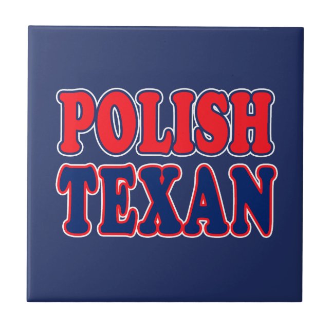 Azulejo De Cerâmica Texano polonês (Frente)