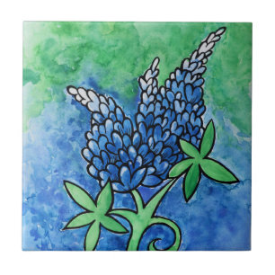 Azulejo De Cerâmica Texas Bluebonnets