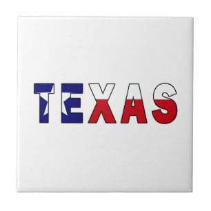 Azulejo De Cerâmica Texas Flag