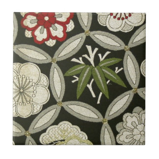 Azulejo De Cerâmica Têxtil KIMONO Japonês, Padrão Floral