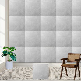 Azulejo De Cerâmica Textura Concreta de Cinzas Leves Elegantes