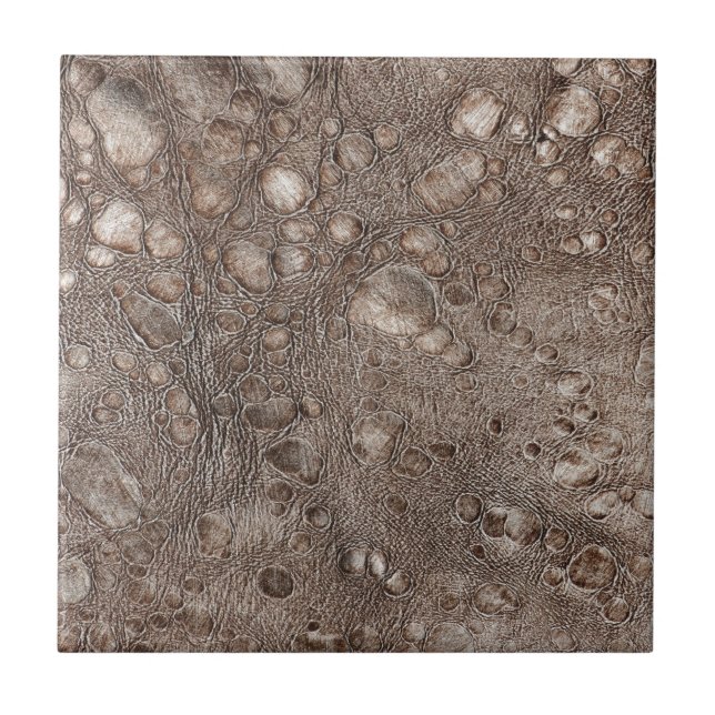 Azulejo De Cerâmica Textura de aspecto do couro (Frente)