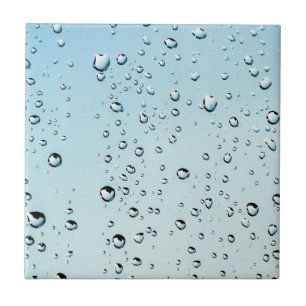 Azulejo De Cerâmica Textura de gotas de chuva