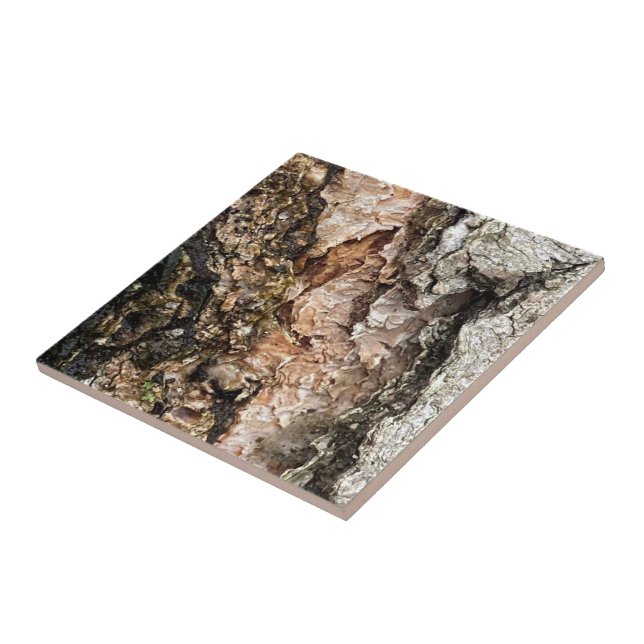 Azulejo De Cerâmica Textura do Latido em árvore (Lateral)