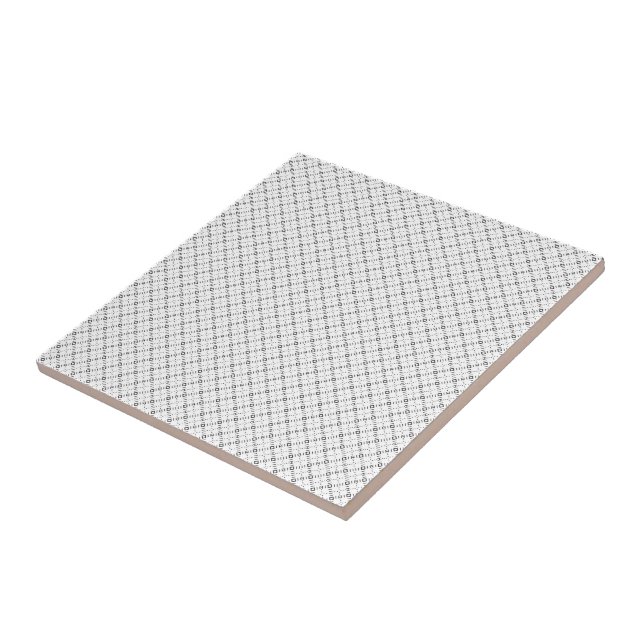 Azulejo De Cerâmica Textura Geométrica Monocromática|Visualização de D (Lateral)