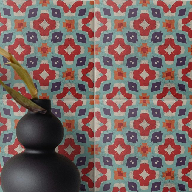 Azulejo De Cerâmica Textura Pedra Distinta Caleidoscópio Geométrico (Criador carregado)