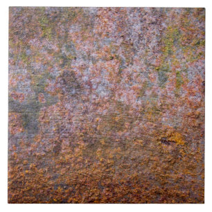Azulejo De Cerâmica Textura velha oxidada do metal