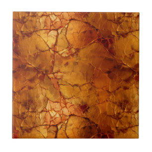 Azulejo De Cerâmica Texturas rachadas castanhas ouros