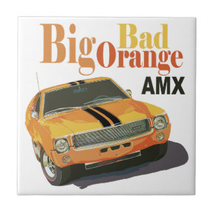 Azulejo De Cerâmica The American Motors AMX 1969