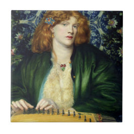 Azulejo De Cerâmica The Blue Bower (por Dante Gabriel Rossetti)