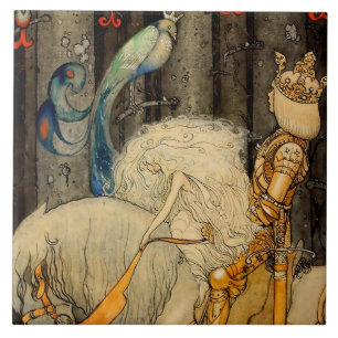 Azulejo De Cerâmica "The Bluebird" por John Bauer