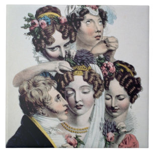 Azulejo De Cerâmica The Bride, c.1820 (lito)