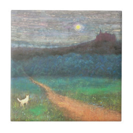 Azulejo De Cerâmica The Cat's Midnight Journey