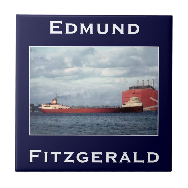 Azulejo De Cerâmica The Edmund Fitzgerald (Frente)