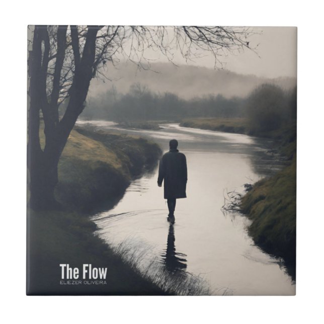 Azulejo De Cerâmica The Flow (Frente)