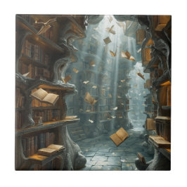 Azulejo De Cerâmica The Living Library