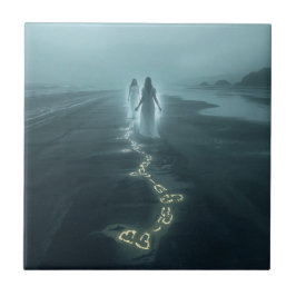 Azulejo De Cerâmica The Meeting on the Misty Shore