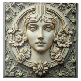 Azulejo De Cerâmica The Serene Muse