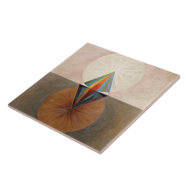 Azulejo De Cerâmica The Swan, Group IX, No.12, por Hilma af Klint (Lateral)