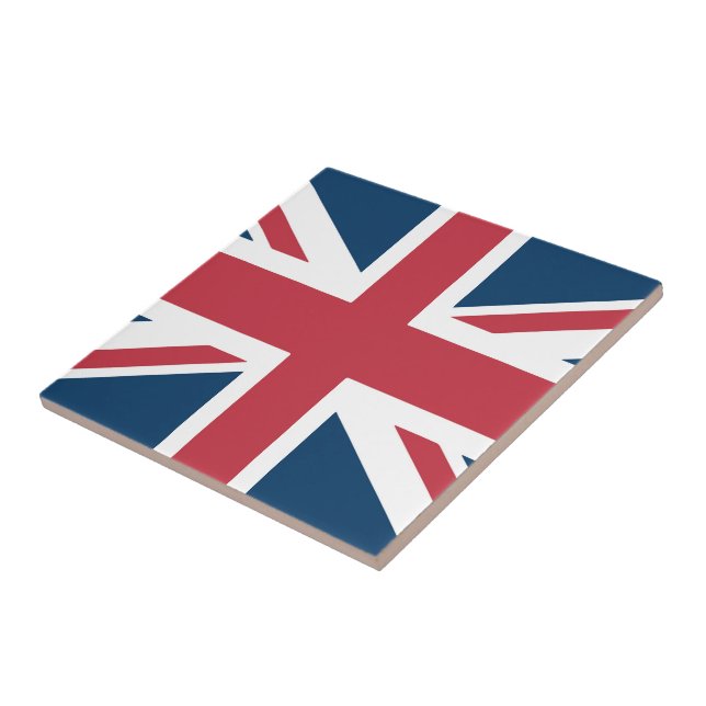 Azulejo De Cerâmica The Union Jack British Flag Ceramic Tile (Lateral)