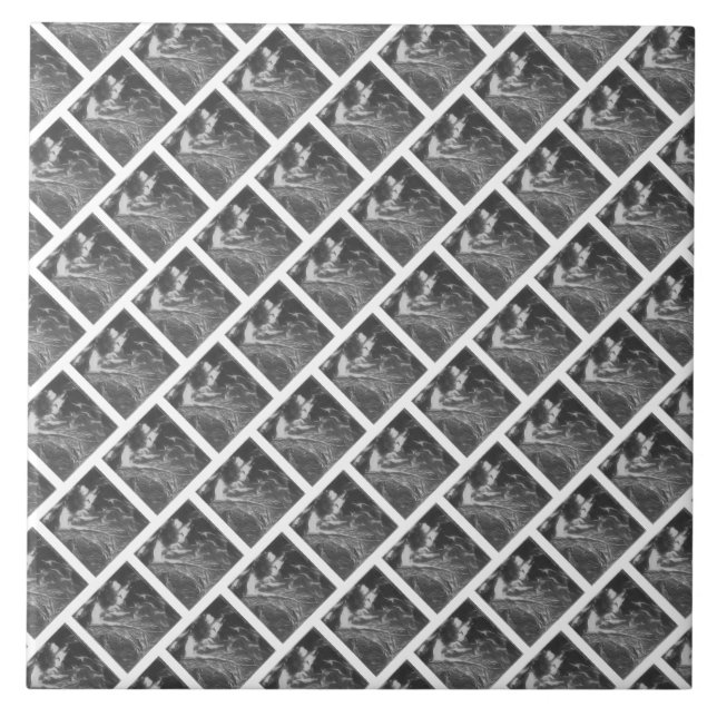 AZULEJO DE CERÂMICA  #THESURFINGMERMAID @ MAGHIE.ORG #CERAMICS (Frente)