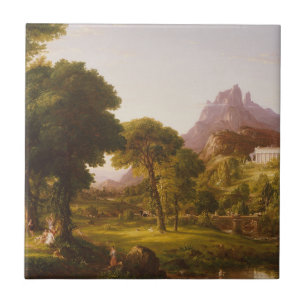 Azulejo De Cerâmica Thomas Cole Dream of Arcadia