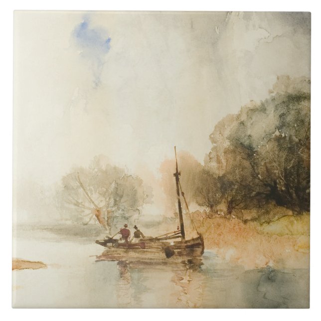 Azulejo De Cerâmica Thomas Moran - Beverly N.J. (Frente)