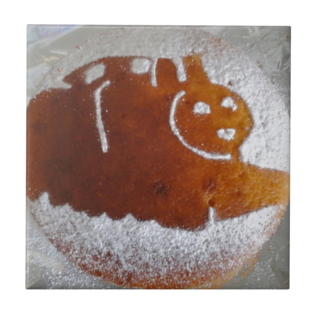 Azulejo De Cerâmica Thomas Train (Frente)