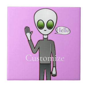 Azulejo De Cerâmica Thunder_Cove da Alienígena de Onda Amigável
