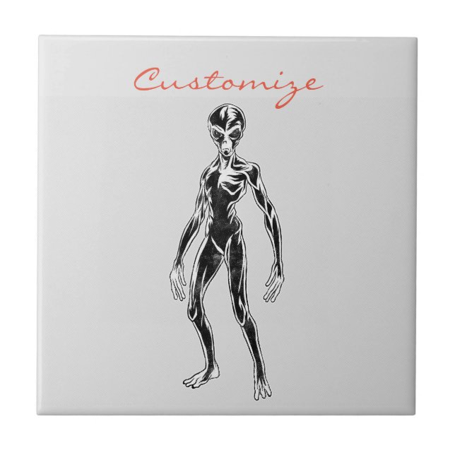 Azulejo De Cerâmica Thunder_Cove da Alienígena OFO (Frente)