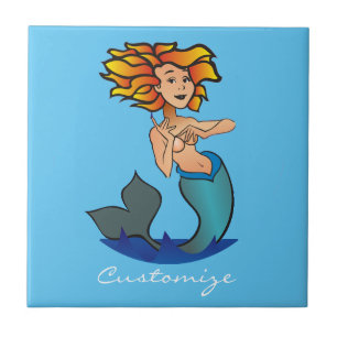 Azulejo De Cerâmica Thunder_Cove da Sereia Redentânea