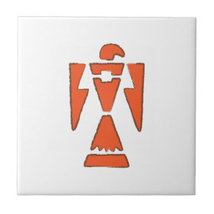 Azulejo De Cerâmica Thunderbird - design indiano do sudoeste