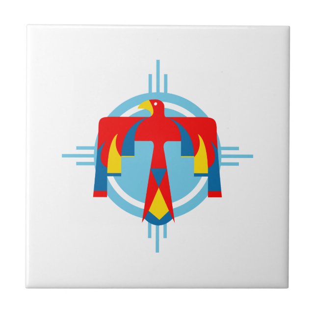 Azulejo De Cerâmica Thunderbird indiano (Frente)