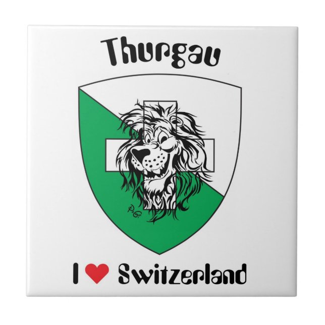 Azulejo De Cerâmica Thurgau Suíça lajota (Frente)