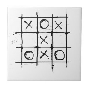 Azulejo De Cerâmica Tic Tac Toe