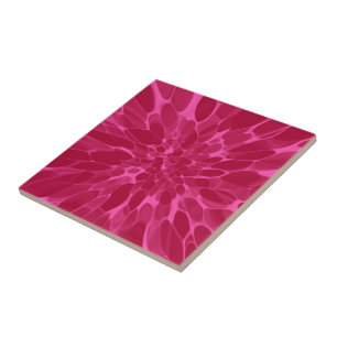Azulejo De Cerâmica Tie-dye rosa