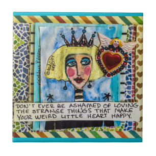 AZULEJO DE CERÂMICA  TILE-DON'T SEJA NUNCA HUMILHADO DO AMOR