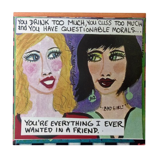 AZULEJO DE CERÂMICA  TIME-EVERYTHING QUE CERÂMICO EU QUIS NUNCA EM UM (Frente)