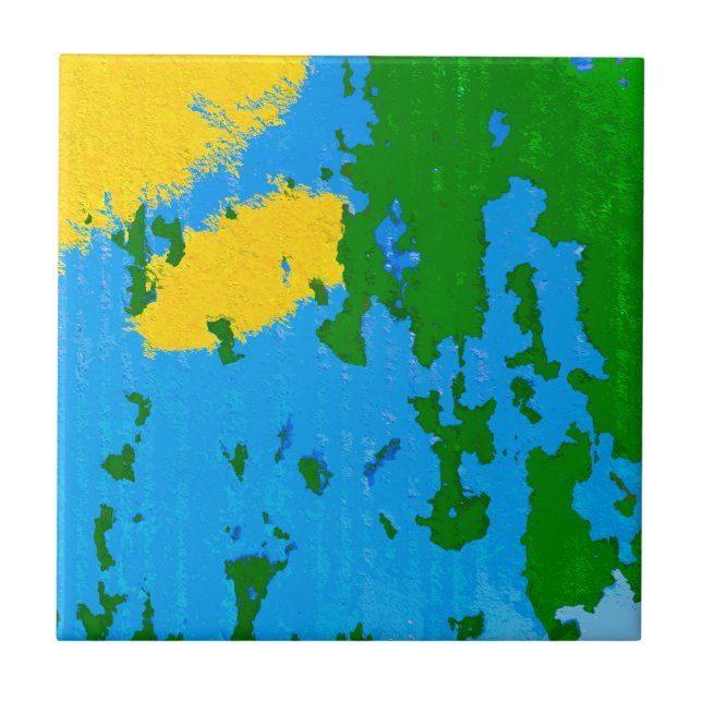 Azulejo De Cerâmica Tinta legal russa de descasque (Frente)