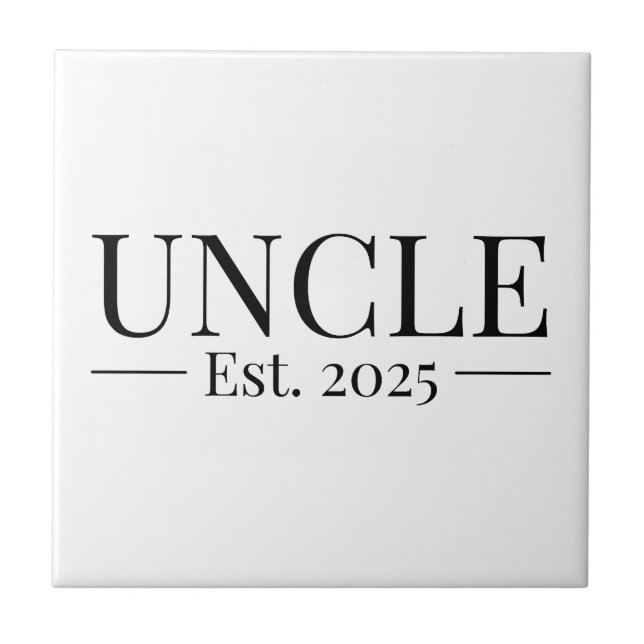 Azulejo De Cerâmica Tio Estabelecido 2025 (Frente)