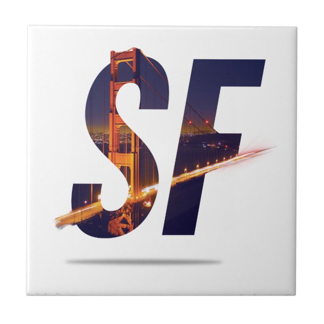 Azulejo De Cerâmica Tipografia de San Francisco (Frente)