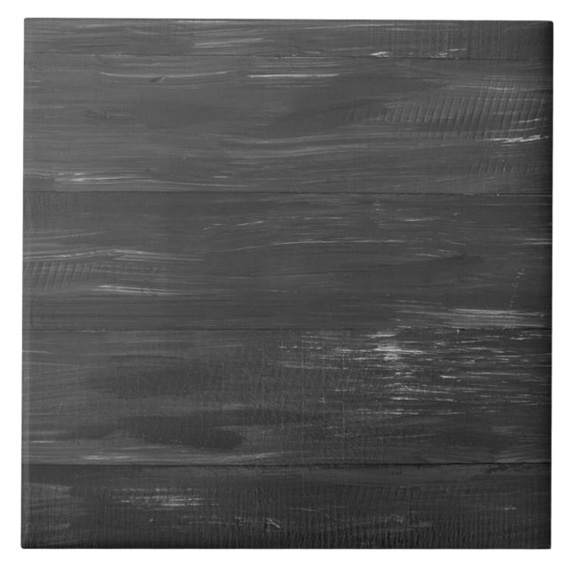 Azulejo De Cerâmica Tiras de textura de madeira preta (Frente)