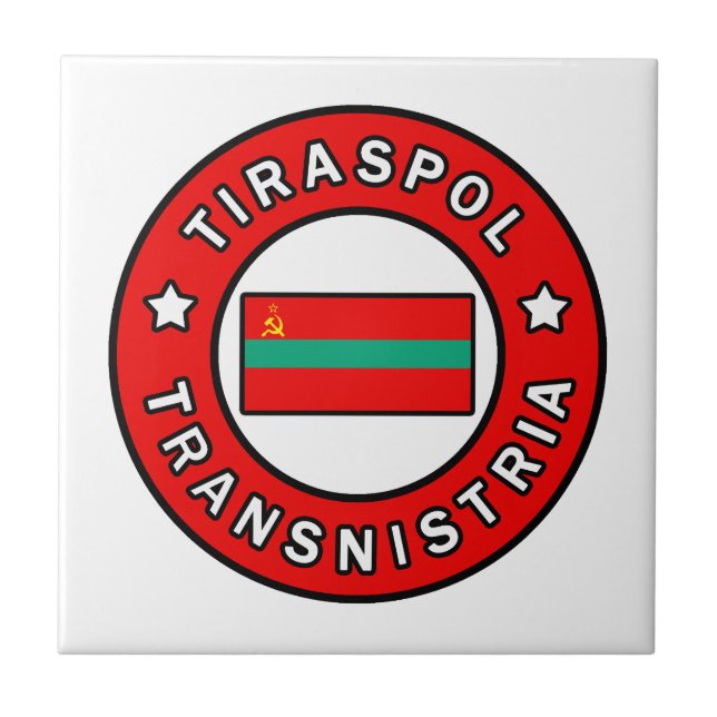 Azulejo De Cerâmica Tiraspol Transnístria (Frente)