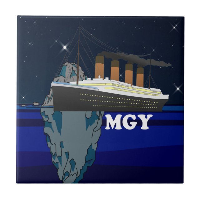 Azulejo De Cerâmica Titanic (Frente)