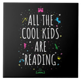 Azulejo De Cerâmica Todas As Crianças Legal Estão Lendo