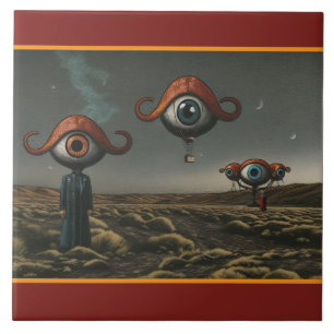 Azulejo De Cerâmica Todos os Olhos em Você