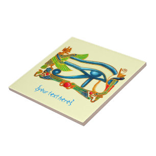 Azulejo De Cerâmica Todos Vendo Olhos De Hóus - Amuleto Sortudo